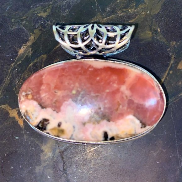 Rhodochrosite Pendant - Picture 1 of 3